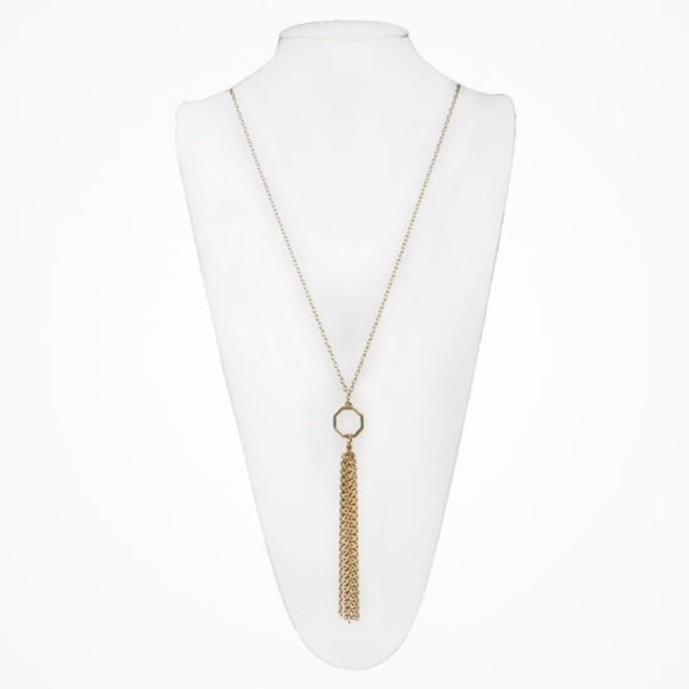 NIB Heather Belle Signature Tassel Necklace